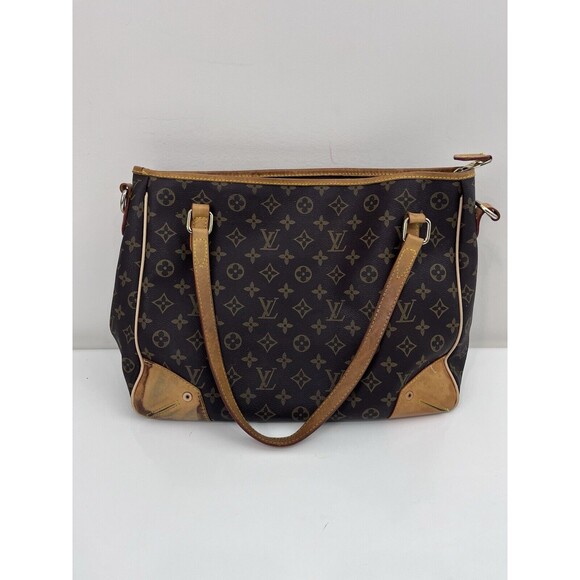 LOUIS VUITTON Estrela MM Monogram Canvas Shoulder Bag Brown - Picture 2 of 16